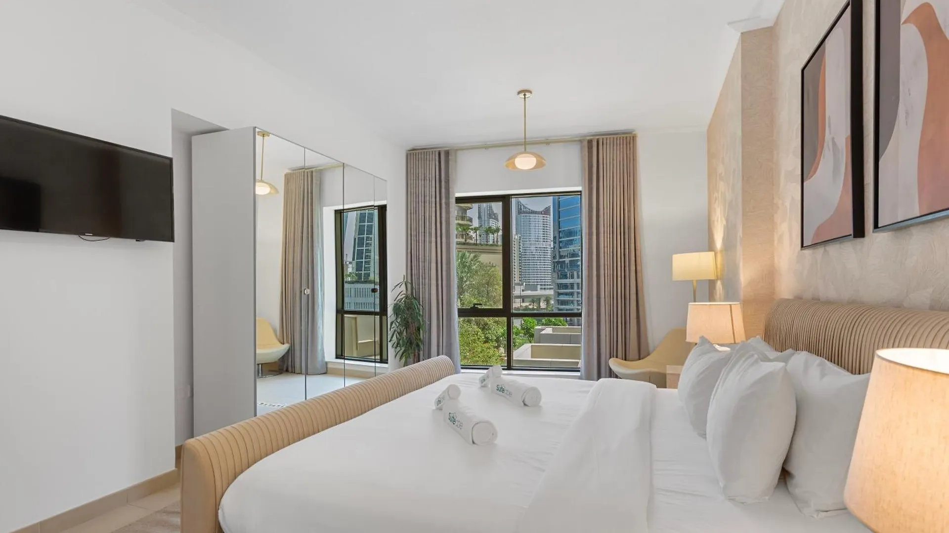 아파트 Exceptional 1-Bedroom With Pool View In Downtown 두바이 아랍에미리트