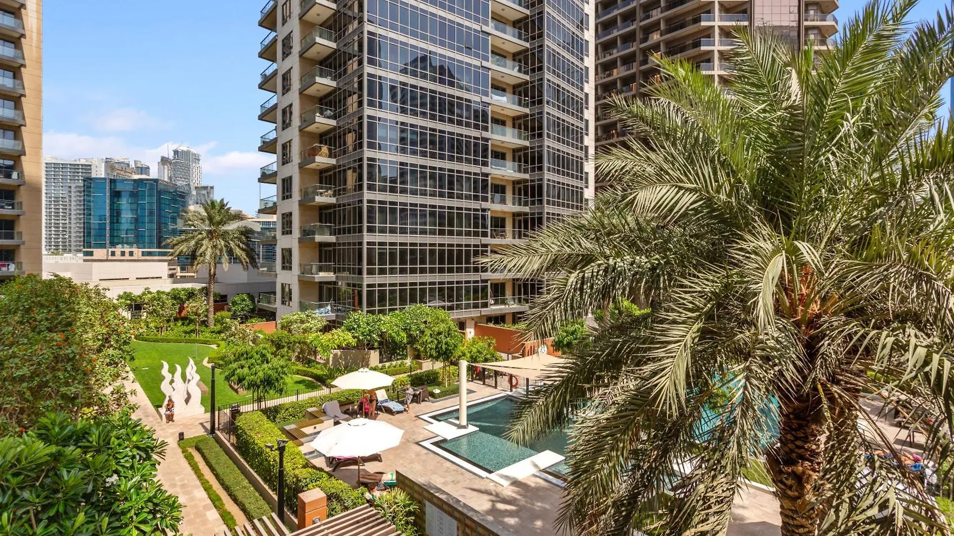 Exceptional 1-Bedroom With Pool View In Downtown 두바이 아랍에미리트